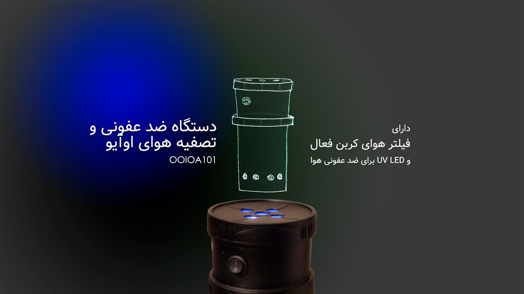 دستگاه ضد عفونی و تصفیه هوا اُیو